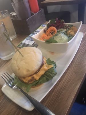 Beyond burger 🍔 at Bravocados in Tofino