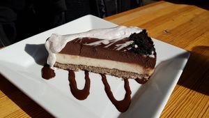 Oreo cheesecake at Bravocados in Tofino