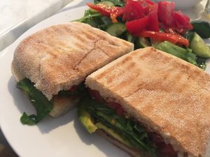 Panini at Artifakt Gallery & Cafe in Swansea