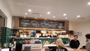 Inside at Pawpaw Cafe in Woolloongabba