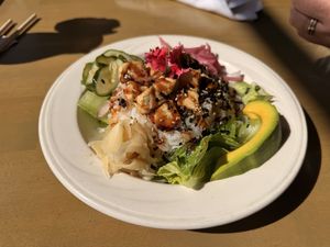 Tofu poke   at Brennecke's Beach Broiler in Koloa