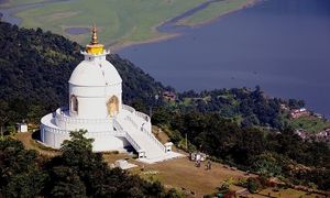 World Peace Stupa at Veggie Nepal in Kathmandu