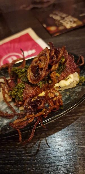 Vegan steak!   at Pinchos in Kristianstad