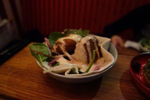 Falafel at Pinchos in Kristianstad