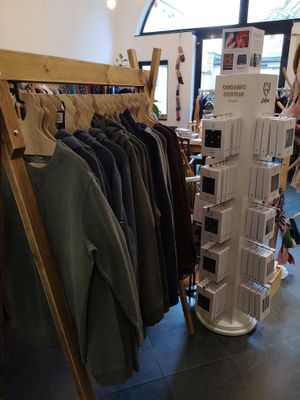 Men's collection at L'Envol du Colibri in Namur