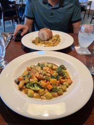 Curry de vegetales  at Herbario in Medellin