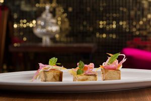 Weekly special - Caramelized tofu with soy and Hoisin at Herbario in Medellin