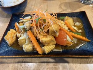 Sweet & Sour Tofu Stir-Fry   at Zaffron in Christchurch