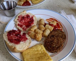 Only available on Saturday and Sunday during brunch. 9am to 1pm. Also Vegan Belgium waffles during these times and hours.  at Copeka Coffee in Grand Junction