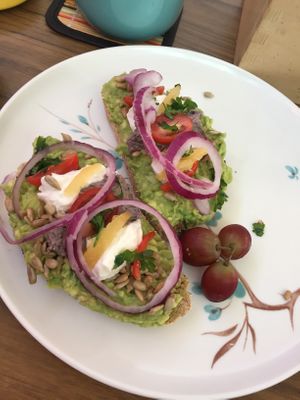 Avocado toast at Copeka Coffee in Grand Junction