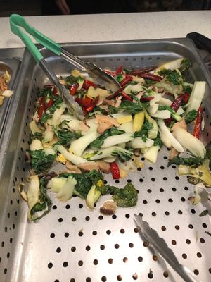 Sautéed leafy greens  at Sweet Veggie in Diamond Bar