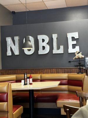 Great vegan choices!   at Noble Restaurant in Wyoming