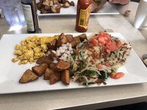 Gardener’s hash at Noble Restaurant in Wyoming