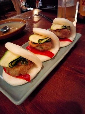 Summer squash bao at Shorehouse  in Townsville