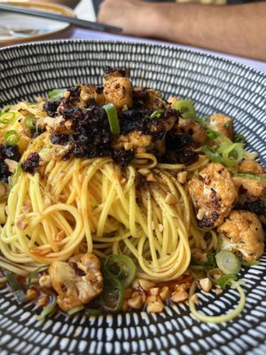 Dan Dan cauliflower noodles  at Shorehouse  in Townsville