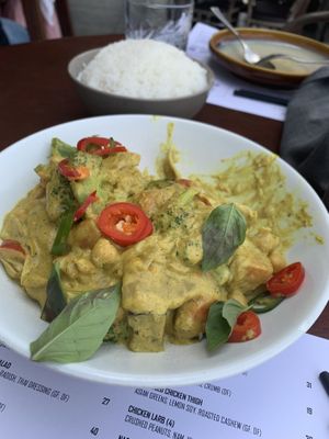 Chickpea and vegetable curry   at Shorehouse  in Townsville