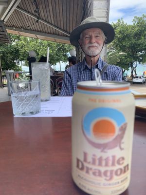 Location and ginger beer   at Shorehouse  in Townsville
