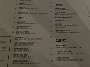 Earth - all vegan. Some vegan extras and a vegan dessert!  at Shorehouse  in Townsville