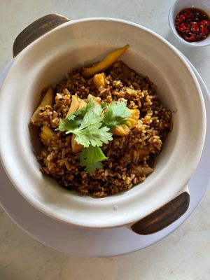 Claypot Chicken Rice with Hericium RM16.90 at V Kitchen Restaurant in Petaling Jaya
