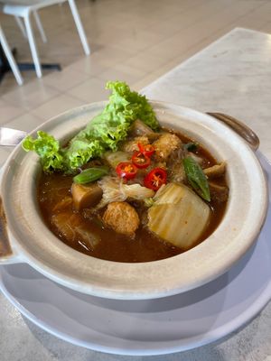32 瓦煲银丝杏鲍菇 Claypot Glass Noodle Fried with King Mushroom RM30 at V Kitchen Restaurant in Petaling Jaya