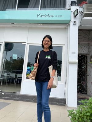 Entrance at V Kitchen Restaurant in Petaling Jaya