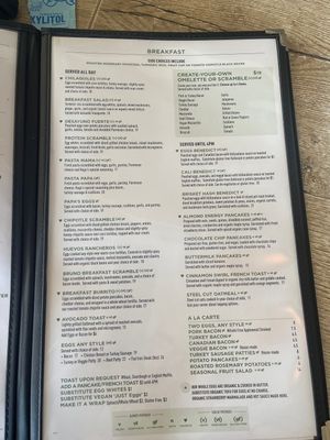 Part of their large menu  at Hugo's Restaurant - Studio City in Studio City