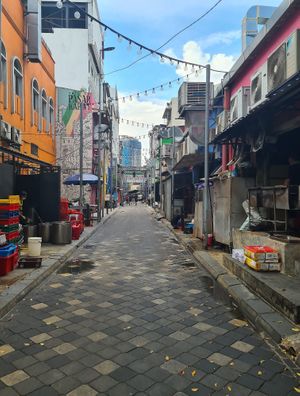 Located down this street at Kim Soya Bean in Kuala Lumpur