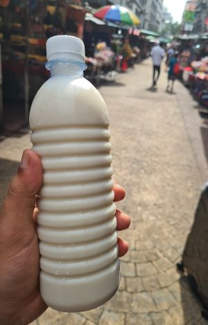 Soy drink at Kim Soya Bean in Kuala Lumpur