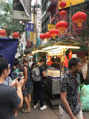 stall in front of restaurant  at Kim Soya Bean in Kuala Lumpur