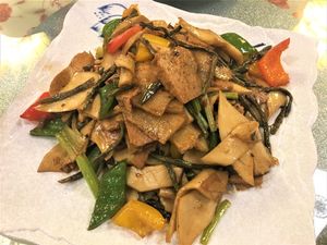 . at Tin Chu Chi Hong Vegetarian in Kowloon