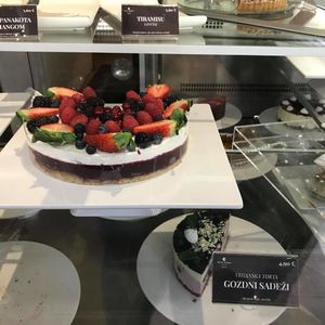 Vegan cake.

Photo from Facebook at Hotel Evropa in Celje