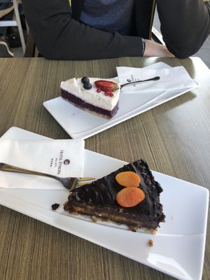 Vegan cakes. at Hotel Evropa in Celje