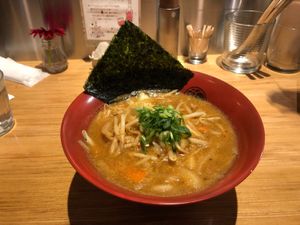 Vegetarian Ramen at Shin-Yokohama Ramen Museum in Yokohama