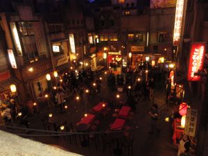 Atmosphere inside  at Shin-Yokohama Ramen Museum in Yokohama