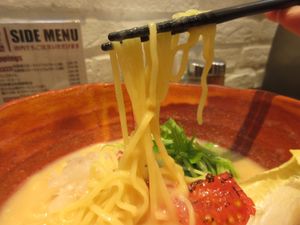 Gluten-fee noodles at Ryu’s at Shin-Yokohama Ramen Museum in Yokohama