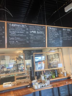 Menu  at Knead Bakery in Burlington