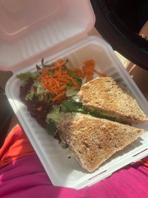 Sweet potato sandwich  at Knead Bakery in Burlington