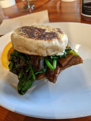 Breakfast Sandwich at Knead Bakery in Burlington