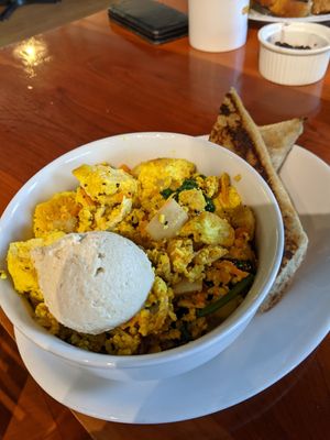 Tofu Scramble at Knead Bakery in Burlington