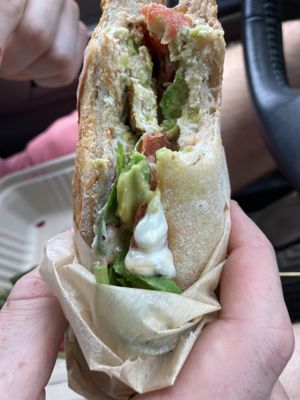 Tofu cheddar at Knead Bakery in Burlington