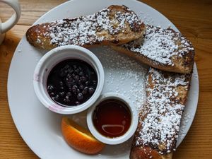 French toast at Knead Bakery in Burlington