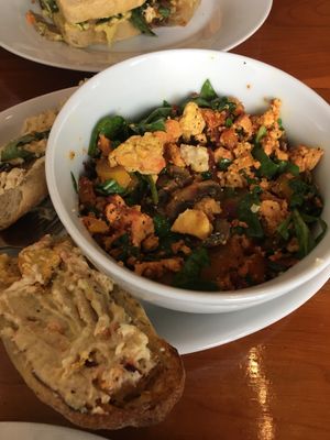 Tofu Scramble at Knead Bakery in Burlington