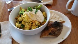 Tofu Scramble at Knead Bakery in Burlington