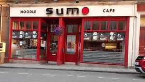 Shop front at Sumo Noodle Cafe in Falkirk