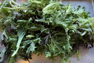 dressed greens!  at Living Room in Maplewood