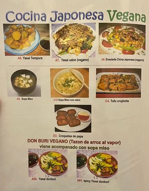 Japanese vegan options at Mei Lai Wa in San Jose