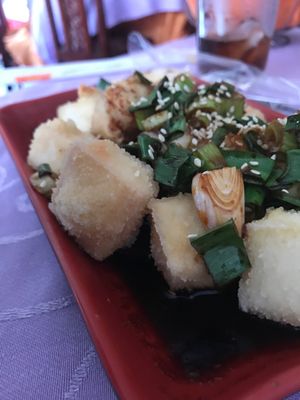 Tofu crujiente  at Mei Lai Wa in San Jose