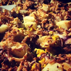 Soyrizo Pie Special at Buffalo Pizza and Ice Cream in Sacramento