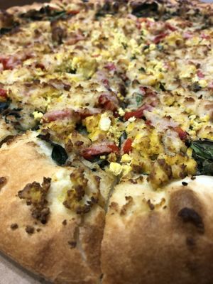 Garlic greens  at Buffalo Pizza and Ice Cream in Sacramento