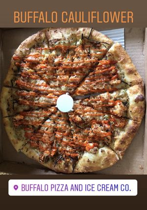Buffalo Cauliflower  at Buffalo Pizza and Ice Cream in Sacramento